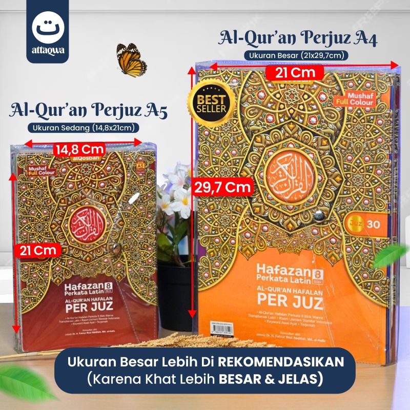 Alquran Hafazan Perjuz Alquran Hafazan Tanafuz Perkata Latin Perjuz