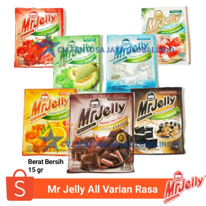 

Mr Jelly Agar-Agar Powder Reguler All Varian 15gr