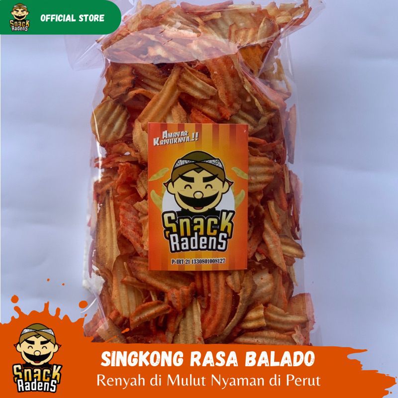 

Snack Radens Singkong Rasa Balado