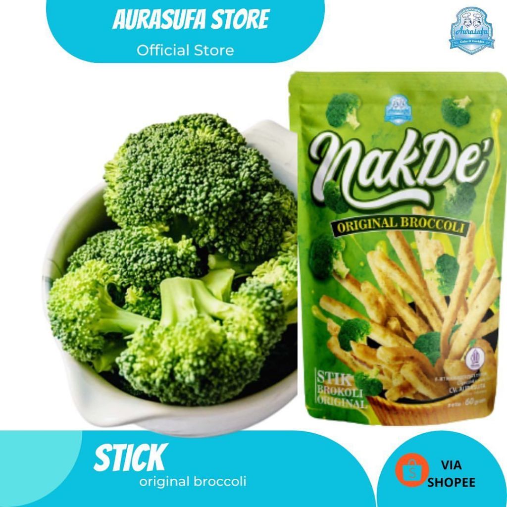 

NakDe Stik Original Broccoli, Stik Keju, Cemilan Premium