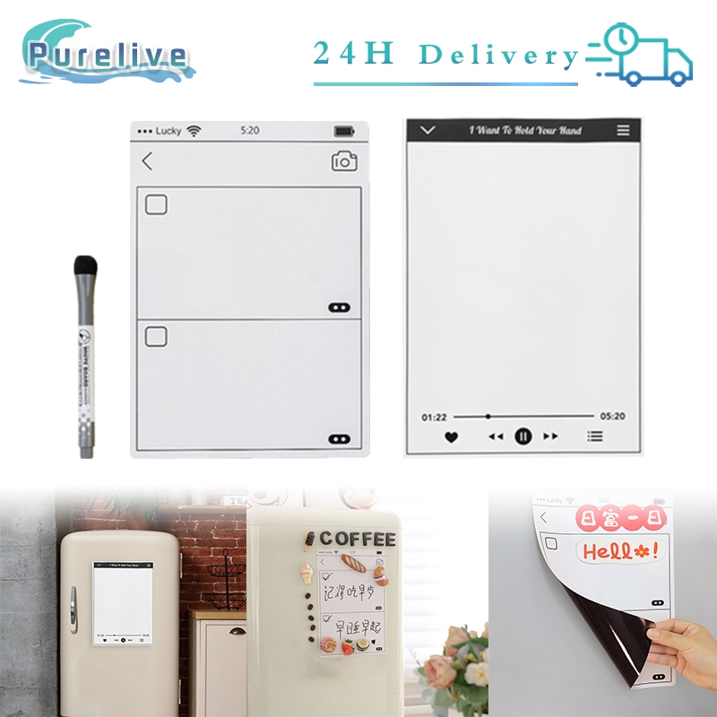 

Stiker Kulkas Papan Whiteboard Magnetic Kulkas Schedule Board Magnet Polos Papan