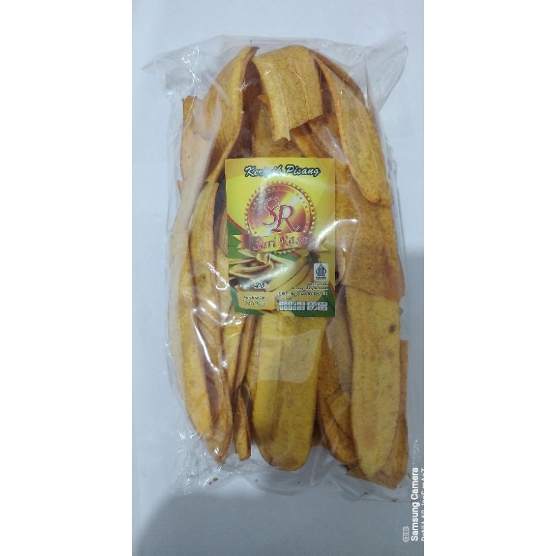 

Keripik pisang SR Manis gurih