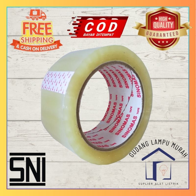 

Lakban Bening 2" Tebal 90Yard Lakban Packing Murah Lakban bening Murah