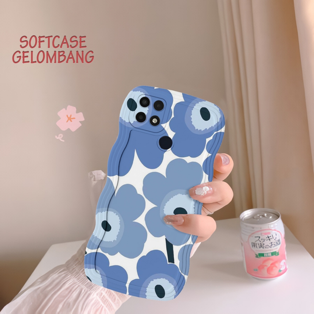 Soft Case Gelombang HP OPPO A15 - OPPO A15s - Casing Gelombang - Espa.id - Fashoin Case - Case Cewek