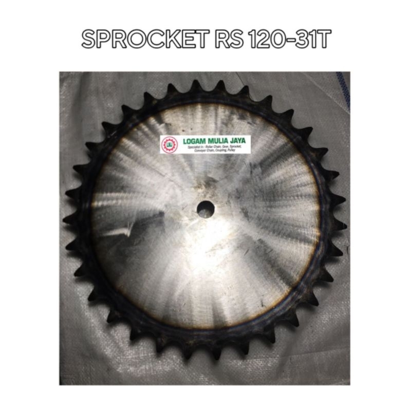 ROLLER CHAIN SPROCKET RS 120 SINGLE GIGI 31T SPROCKET RS 120X31T GEAR GIR RS 120-31T RS 120X31T RS 1