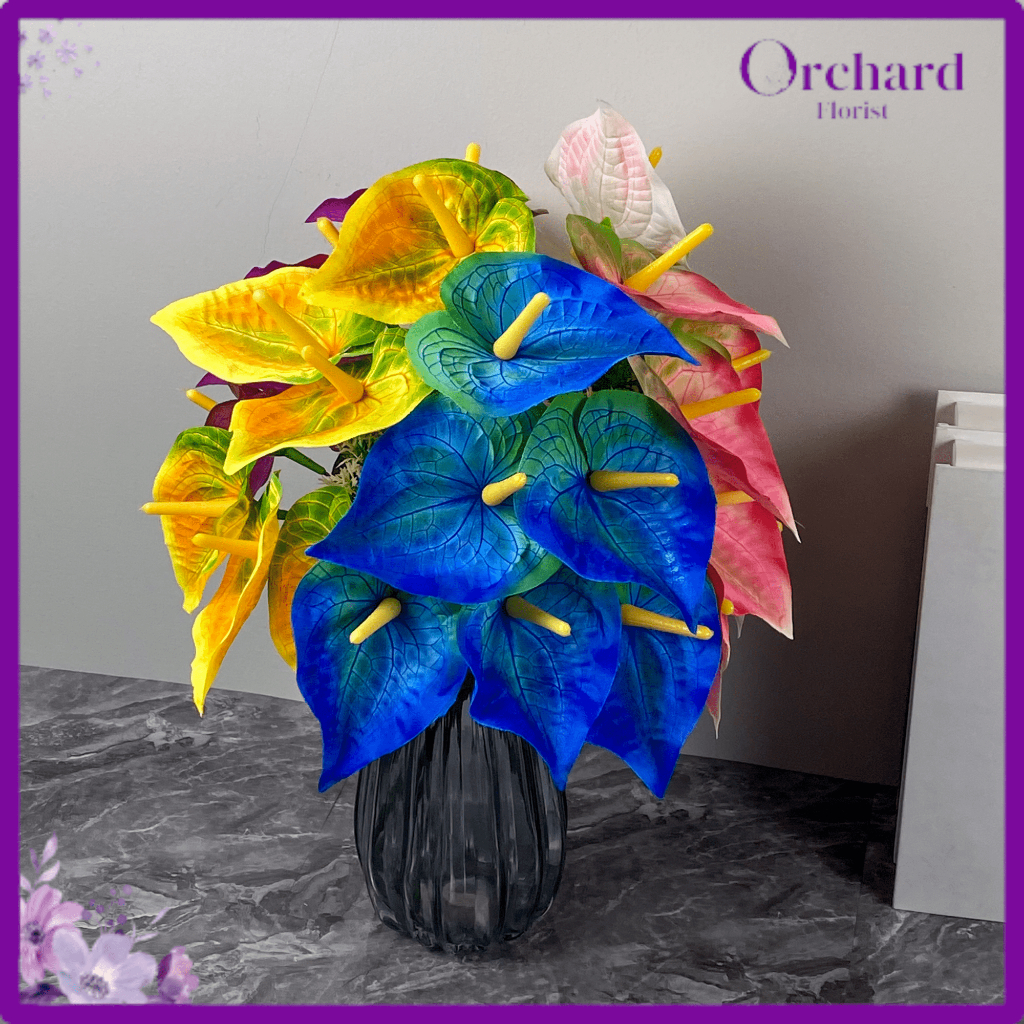 Anturium Atrificial / Bunga Artificial / Bunga Plastik / Bunga Dekorasi / Dekorasi Pernikahan / Pern