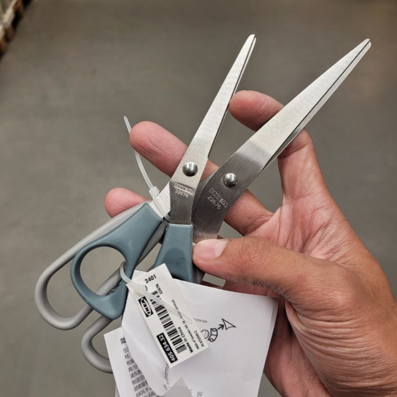 

SVARDFISK IKEA TROJKA 2 pcs Gunting Serbaguna Berbagai Ukuran - Trojka Stainless Steel Scissors