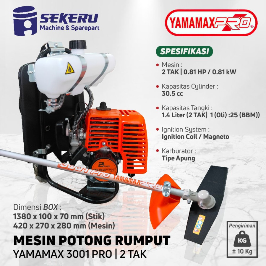 Mesin potong rumput gendong 2 TAK Yamamax 3001 PRO
