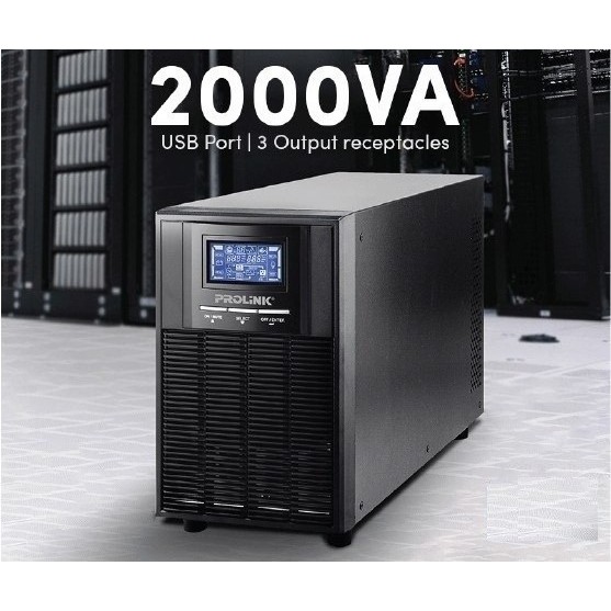 PROLINK PRO902-ES PRO902ES PRO902 UPS ONLINE 2000VA 1800W SINEWAVE
