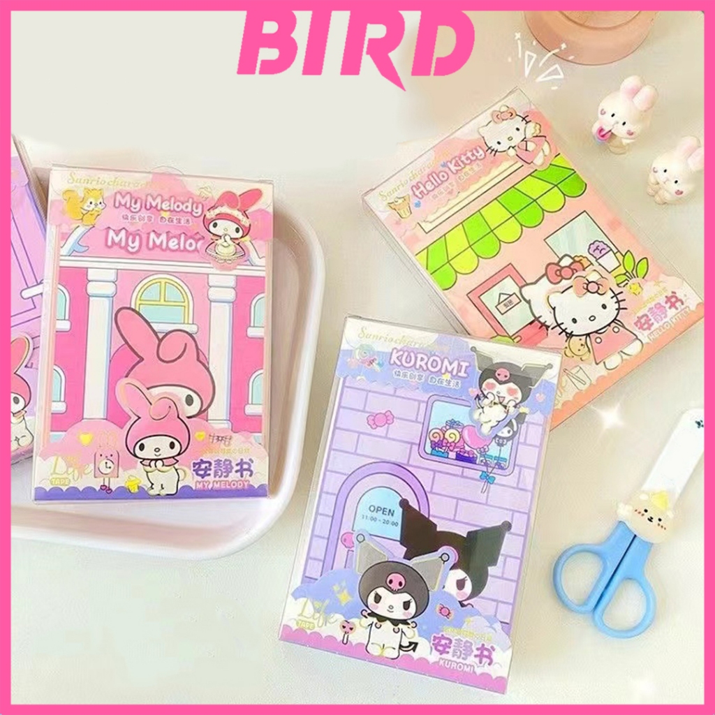 

BirdToys Tidak Perlu Memotong Quiet Book Buku Sticker Lucu Jumbo Bubble 3D Sticker Busy Book Melody
