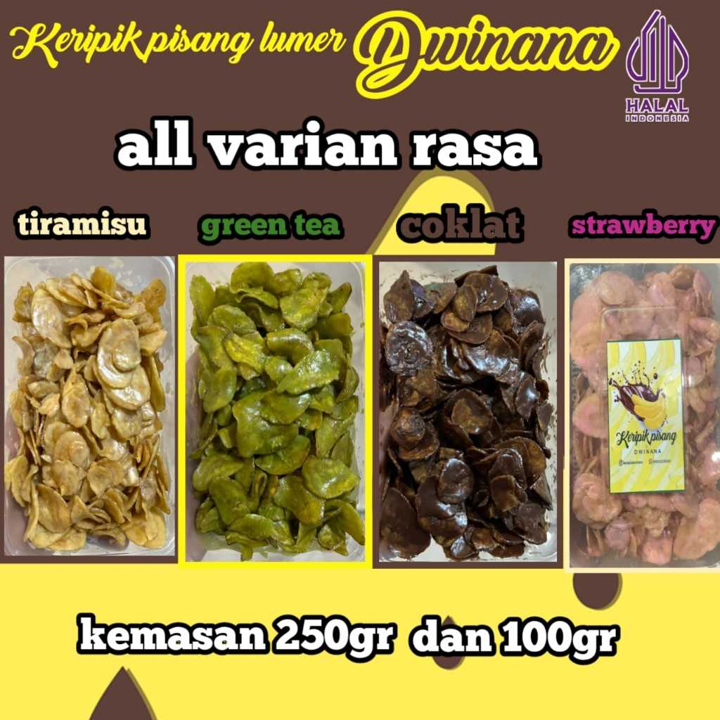 

Keripik Pisang lumer Premium 500gr renyah keriuk super LUMER