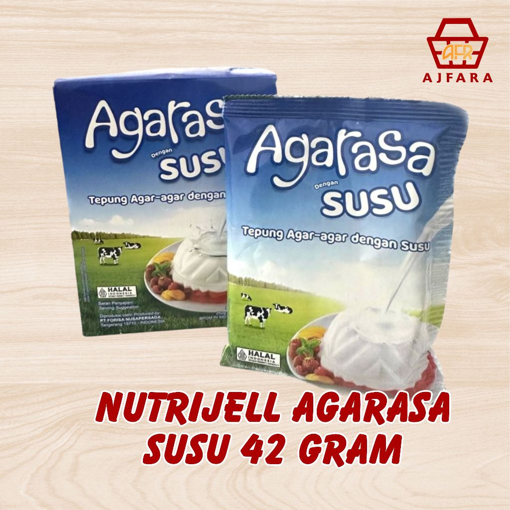 

Nutrijell Agarasa Puding Susu 42 gram