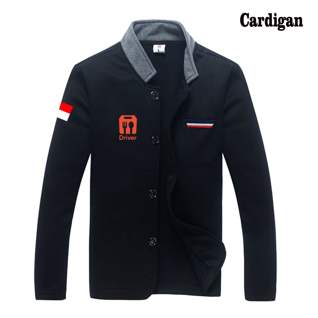 jaket driver ojol shopeefood terbaru hoodie pria shopee premium jaket hoodie pria food custom