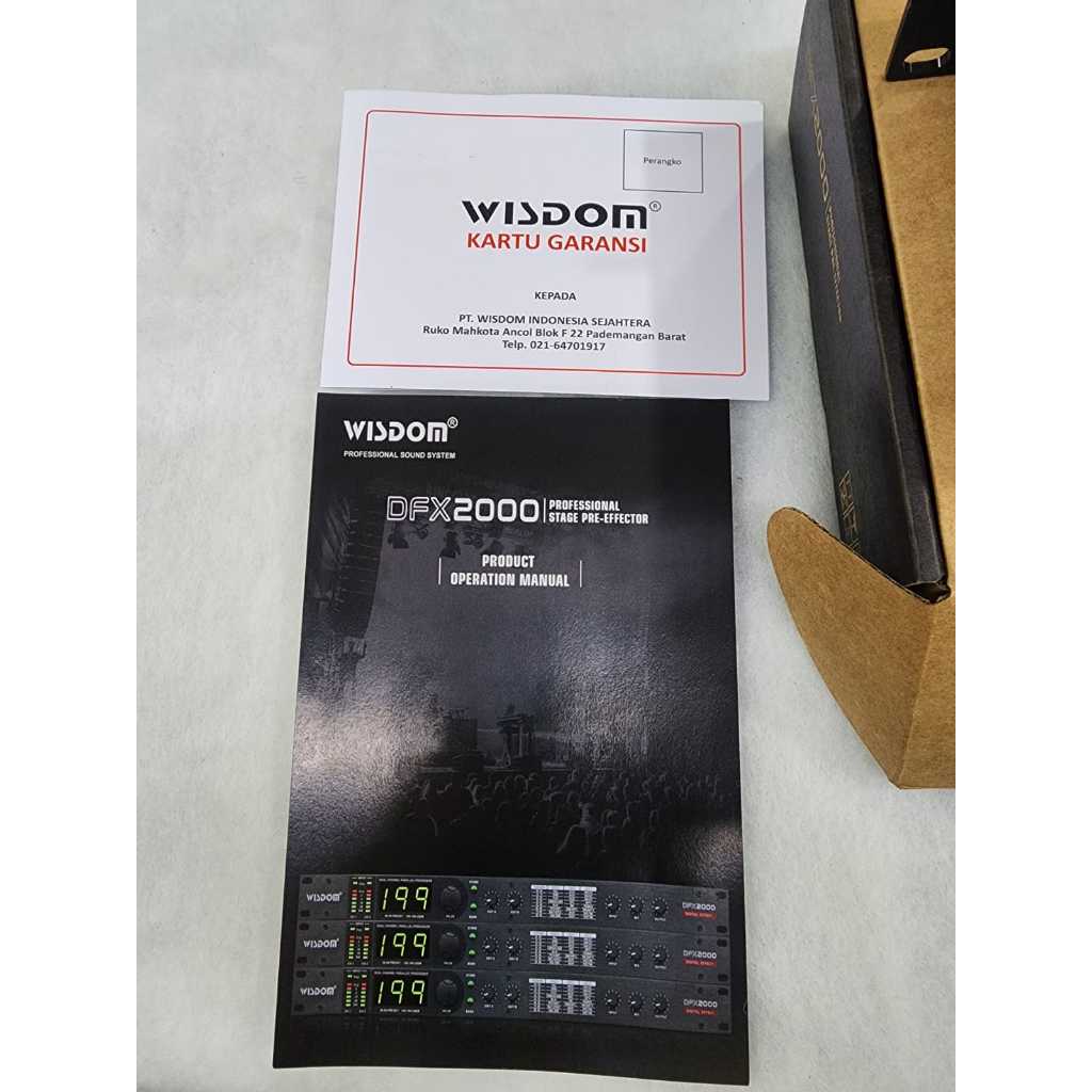 Efek Vocal Wisdom DFX 2000 DFX2000 ORIGINAL WISDOM