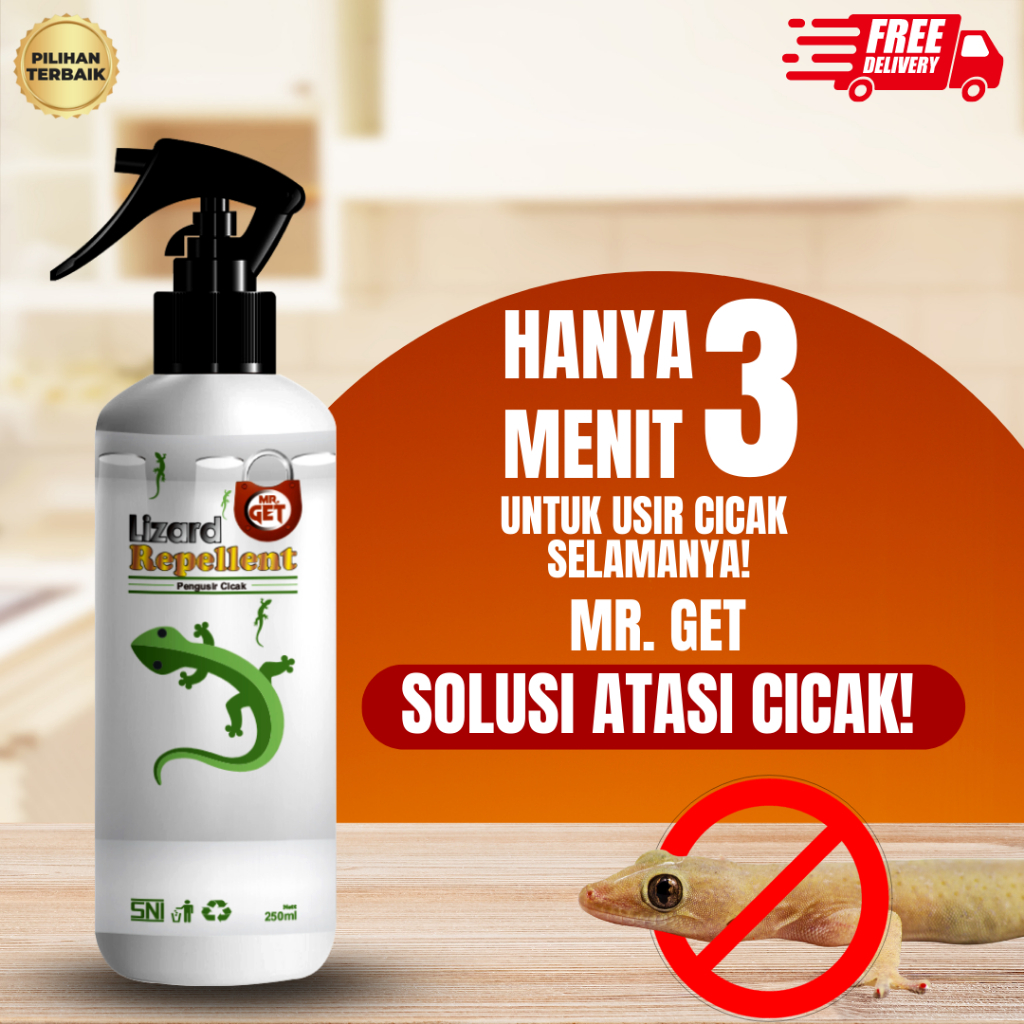 READY Racun Pengusir Cicak Tokek Lizard Repellent Pembasmi Anti Cicak Tokek