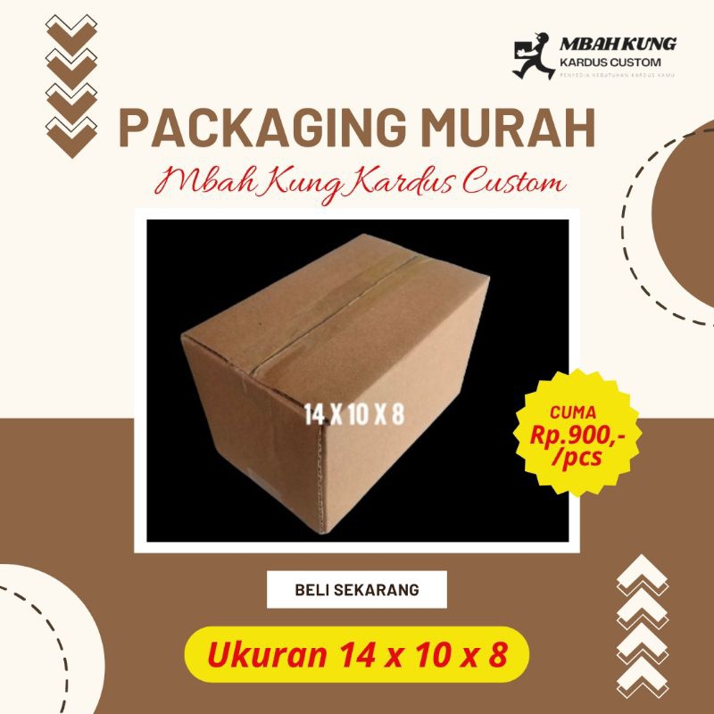 

Kardus Packing - Ukuran 14 x 10 x 8
