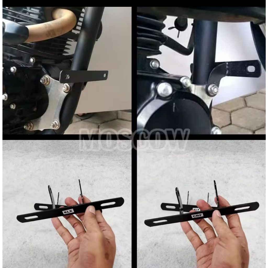 Disc Bracket Plat Depan Klx Crf Dudukan Plat Nomer Kawasaki Klx150 Honda Crf150 Dudukan Plat Dudukan