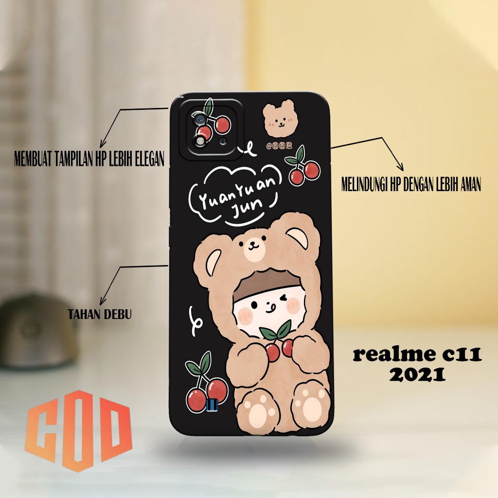REALME C11 2021 - Softcase REALME C11 2021 - Case Pro Camera REALME C11 2021  - KARTUN Case - Casing
