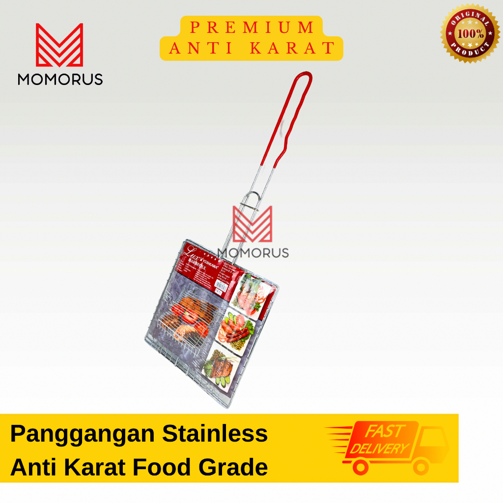 Panggangan Sate Bbq Sosis Ayam Bakar Portable Ikan Sate Arang Pemanggang Roti Sate Anti Lengket