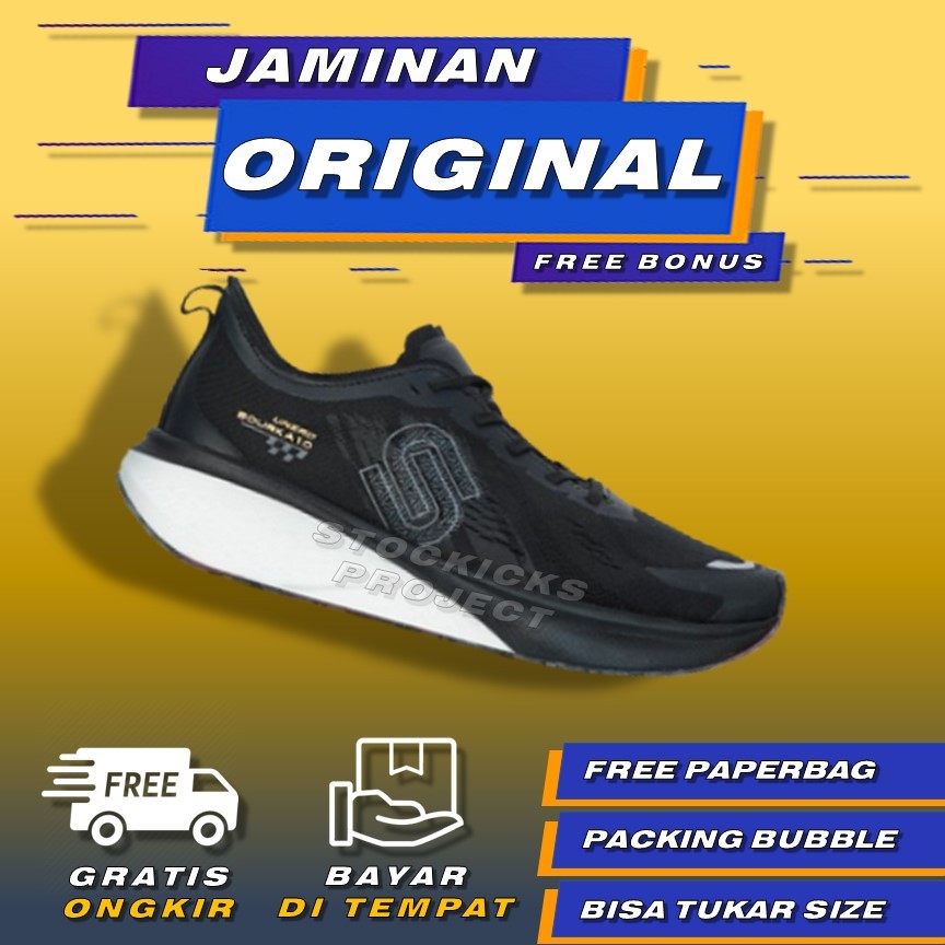 Sepatu Unerd Bourka Metal Black Original Sepatu Running Performance Unerd Original