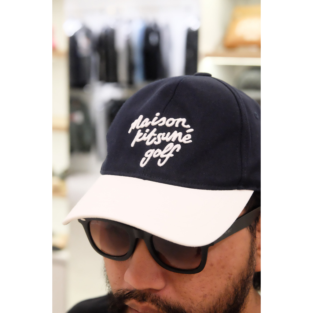 MAISON KITSUNE TWO COLOR CAP