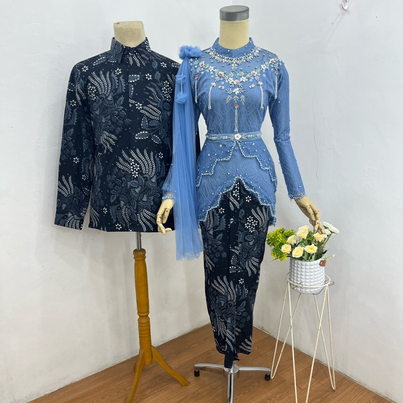kebaya couple, kebaya lamaran, kebaya wisuda