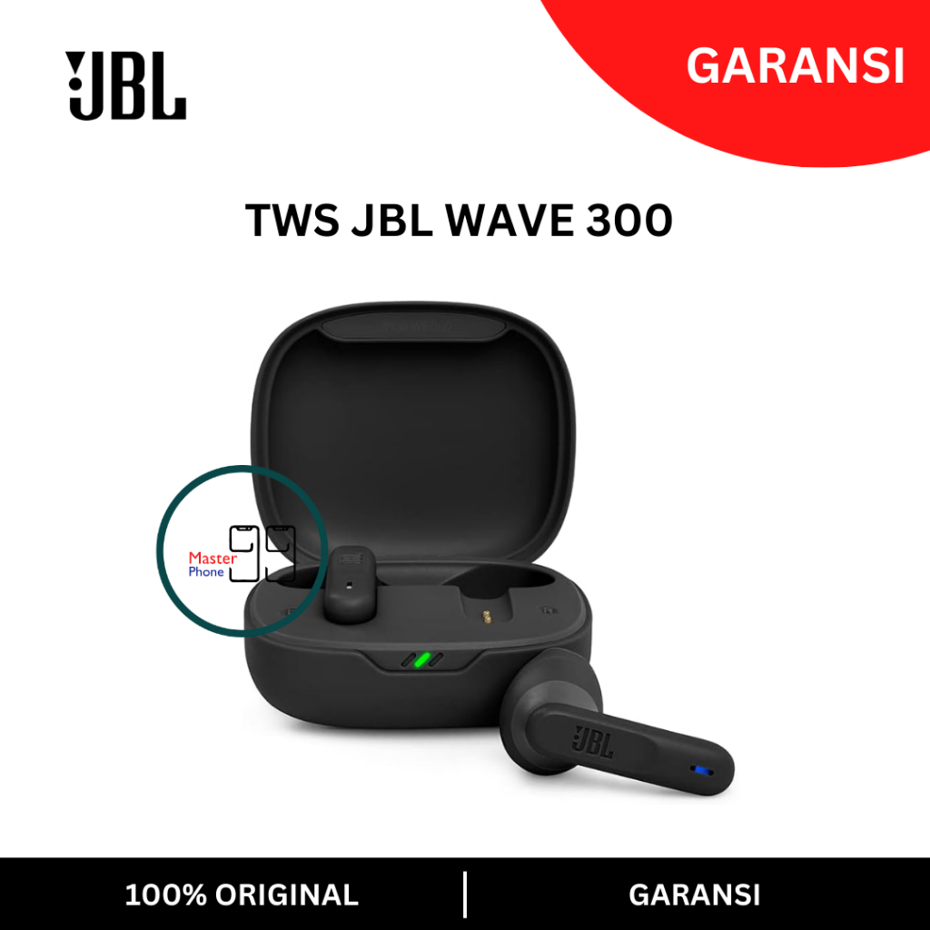 TWS JBL WAVE 300 HEADSET BLUETOOTH EARPHONE EARBUDS WIRELESS NEW GARANSI