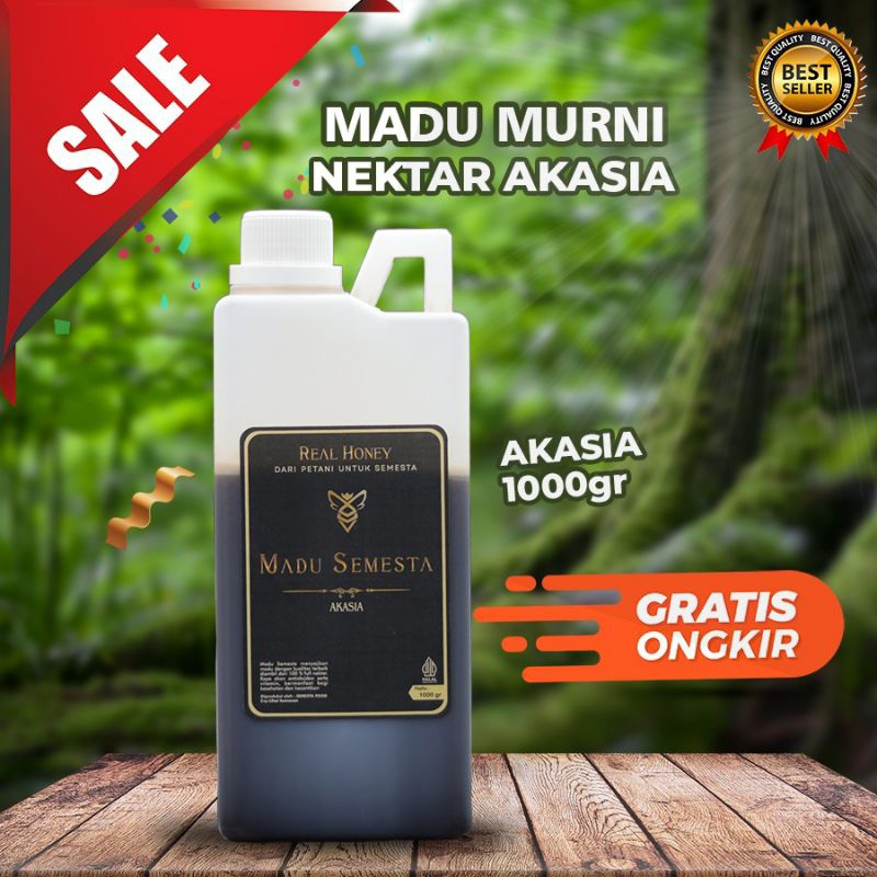 

Madu Semesta - Madu Asli Nektar Akasia Madu Murni 100% Alami - 1000gr