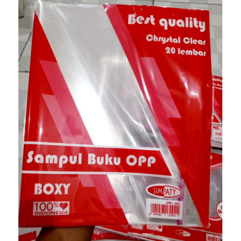 

sampul buku tulis plastik kwarto /boxy@20 lembar