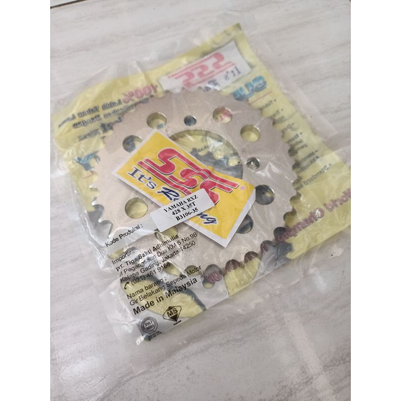 Gir SSS Gear Belakang SSS Original Yamaha RX-Z 428×35T Kode B3106-35