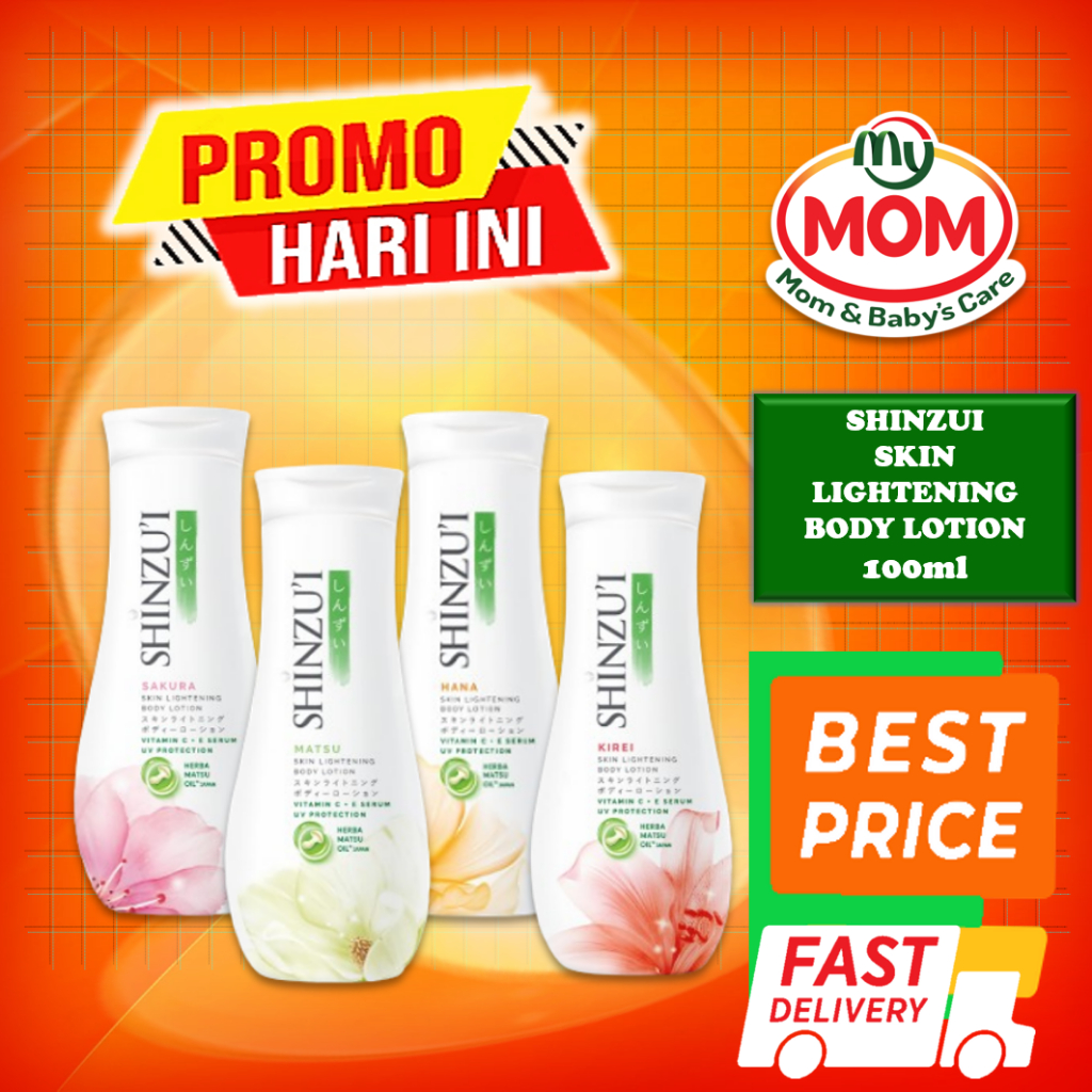 Shinzu'I Skin Lightening Body Lotion 100ml - Shinzui Hand Body - Melembabkan - Memutihkan - MyMom