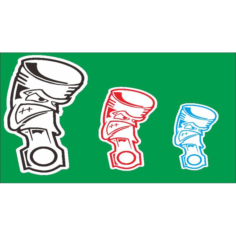 Sticker cutting lucu/sticker cutting unik laptop motor mobil dll