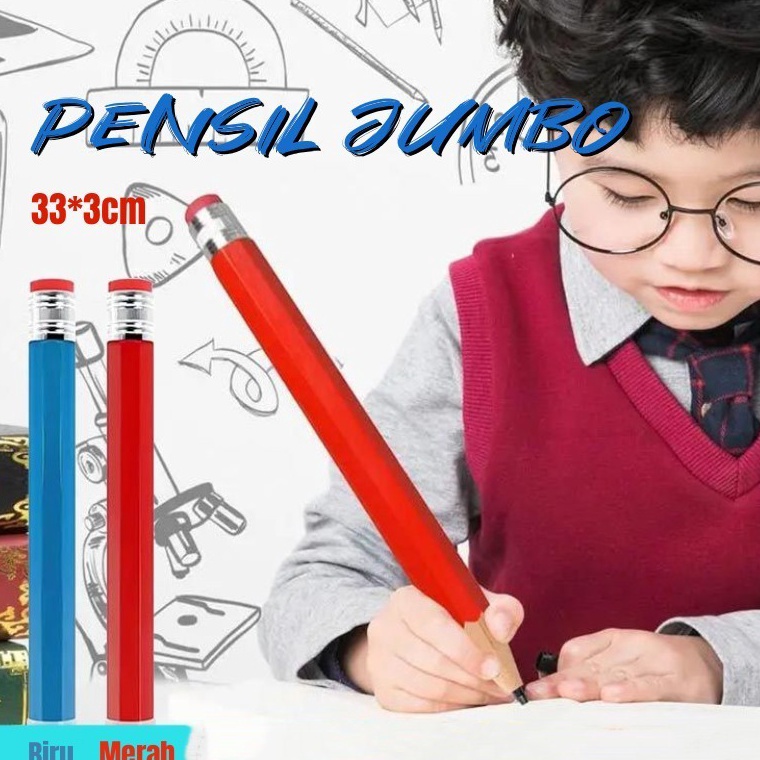 

Pensil Ajaib Super BesarPensil Menyenangkan Jumbo2B Pensil Kayu 333 CM Mainan Pensil x Q1J4