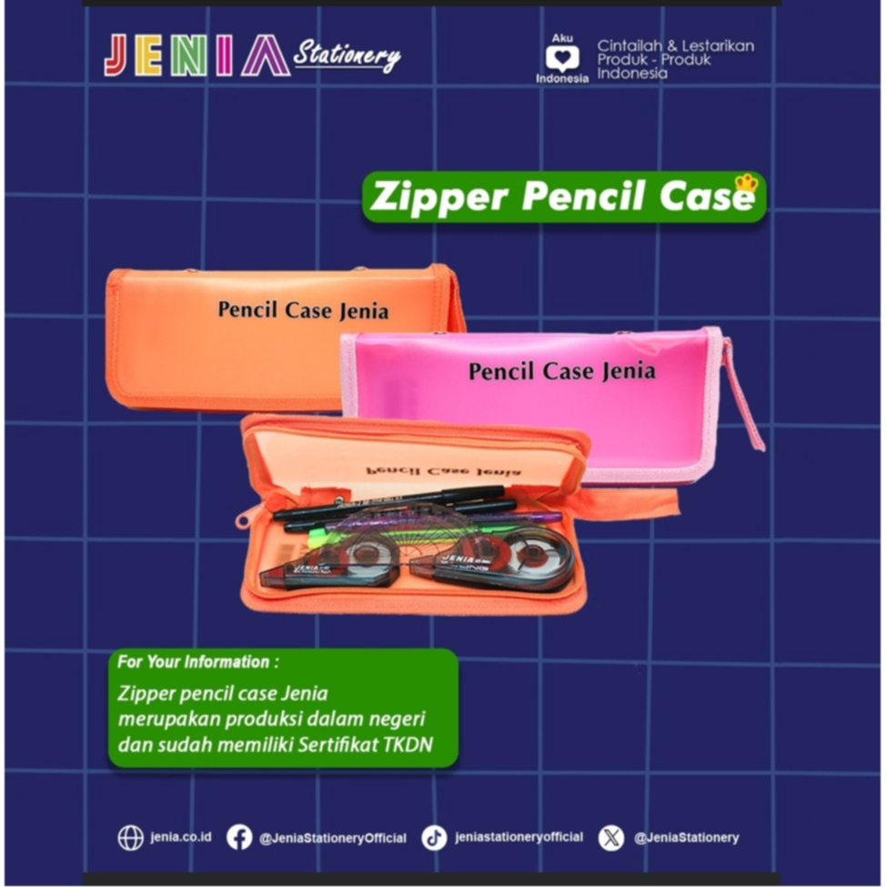 

TEMPAT PENSIL JENIA/ TAS PENSIL