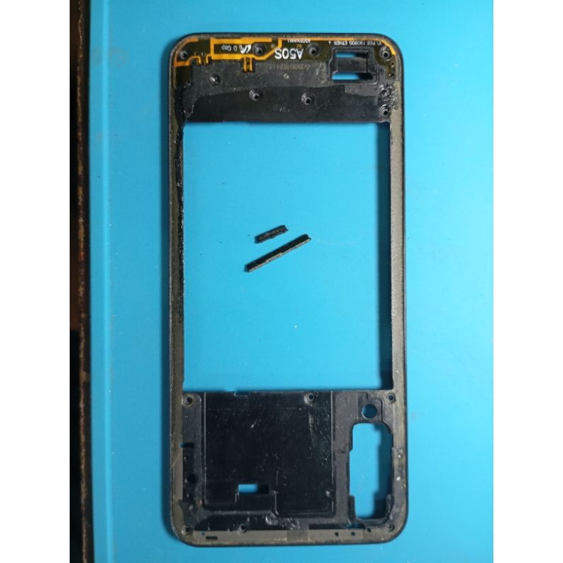 BEZEL TULANG TENGAH SAMSUNG A50S ORIGINAL COPOTAN