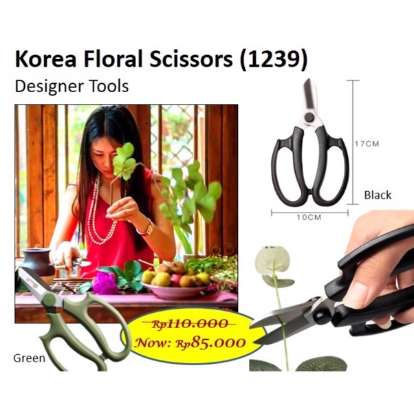 

Korea Floral Scissors 1239 Gunting Bunga Barang florist j C6X8