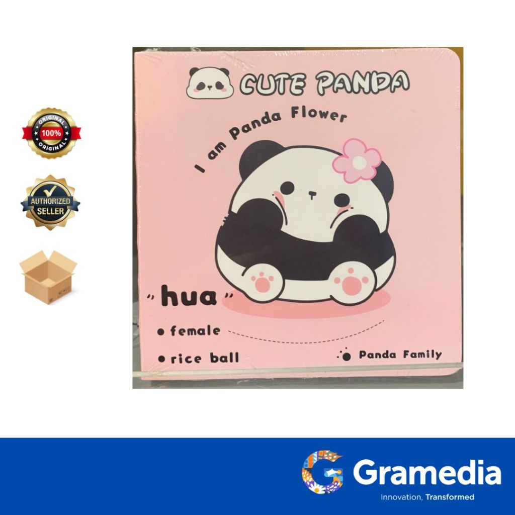 

Gramedia Surabaya - KAKO CUTE PANDA SQUARE 15X15 NOTEBOOK PINK
