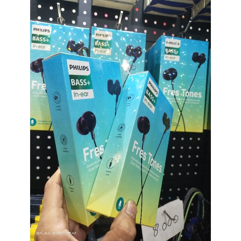 HEADSET PHILIPS AT059 SUPER BASS/STEREO PHILIPS AT-158