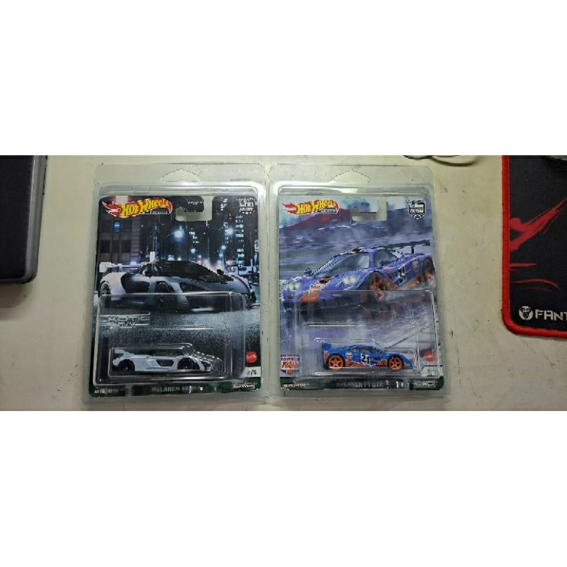 Hot wheels premium mclaren senna & mclaren f1 gtr