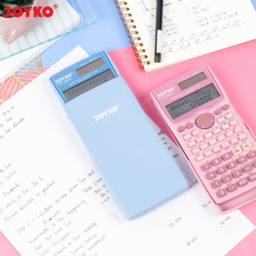 

JOYKO CC25CO Kalkulator Sekolah Scientific Calculator Color CC25CO Kuliah x Y2H5