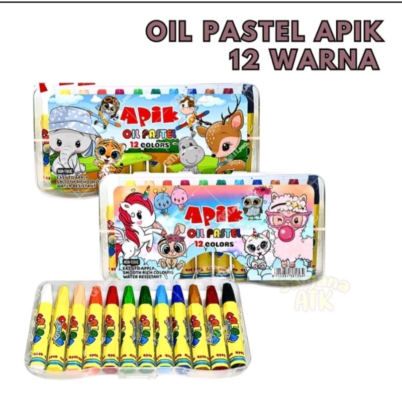 

Crayon Apik 12 Warna