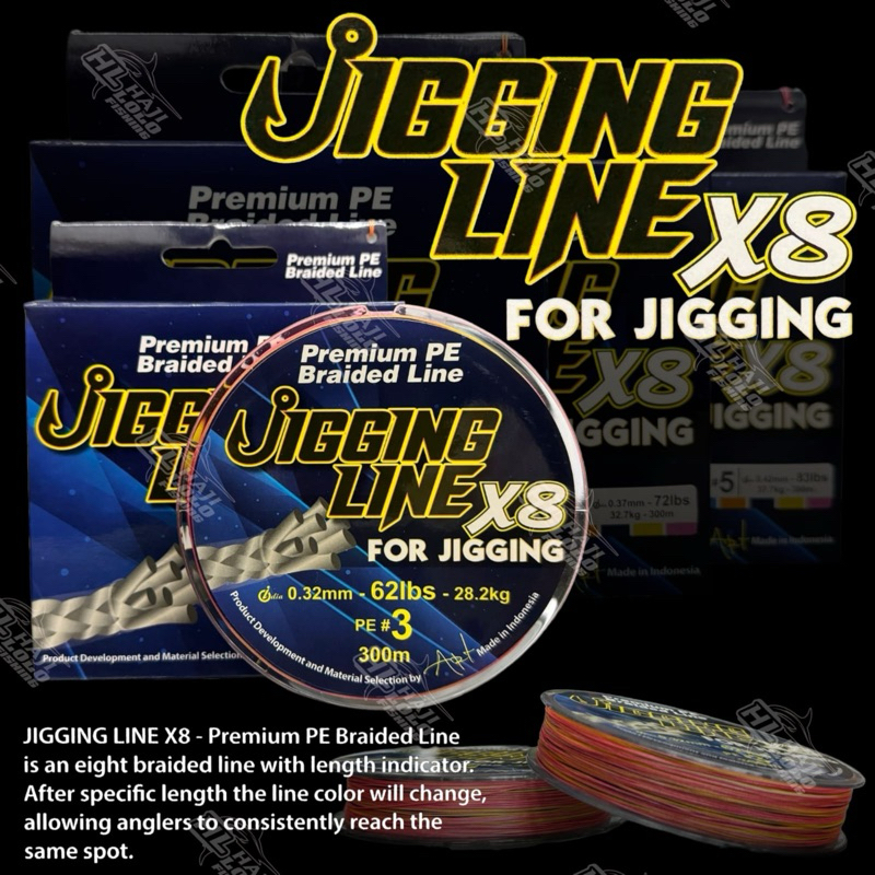 Senar PE Jigging Line X8