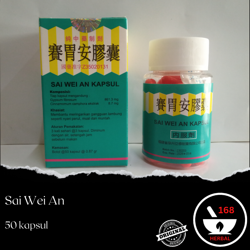Sai Wei An Sai Mei An / Kapsul obat maag / infeksi lambung
