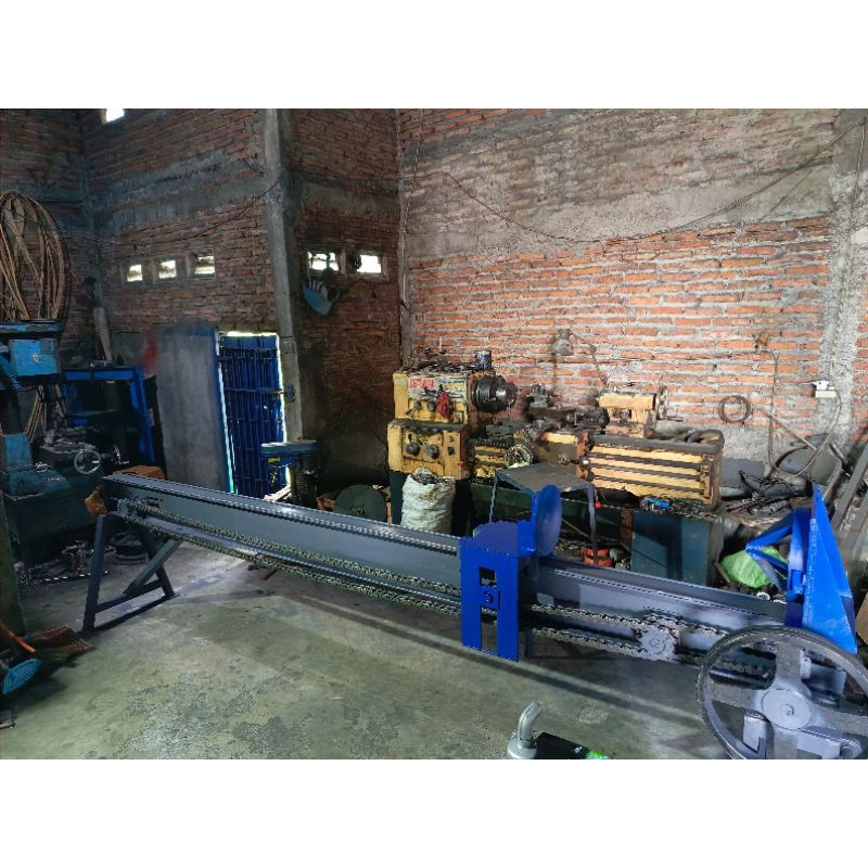 Mesin belah bambu panjang bisa sesuai permintaan