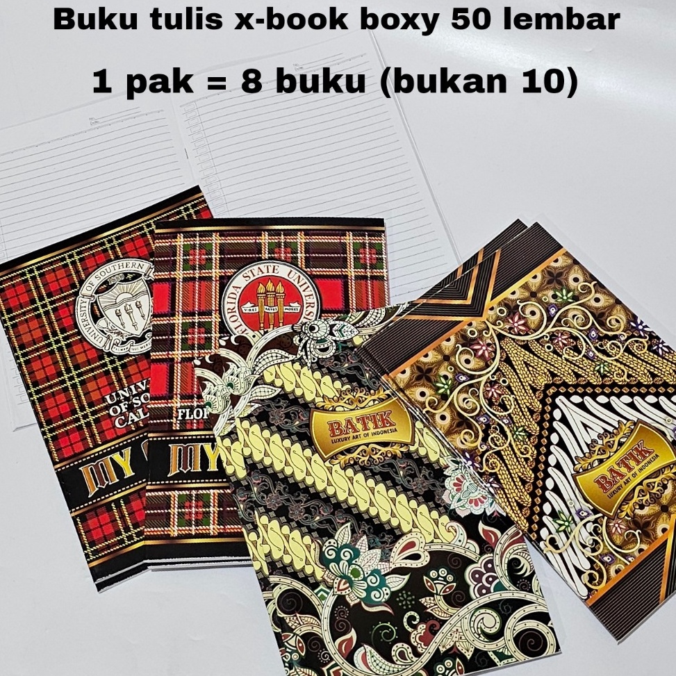 

KODE Y8I SOS Buku Tulis XBook BOXYBesar 5 Lembar 8bk Buku Catatan Buku Sekolah