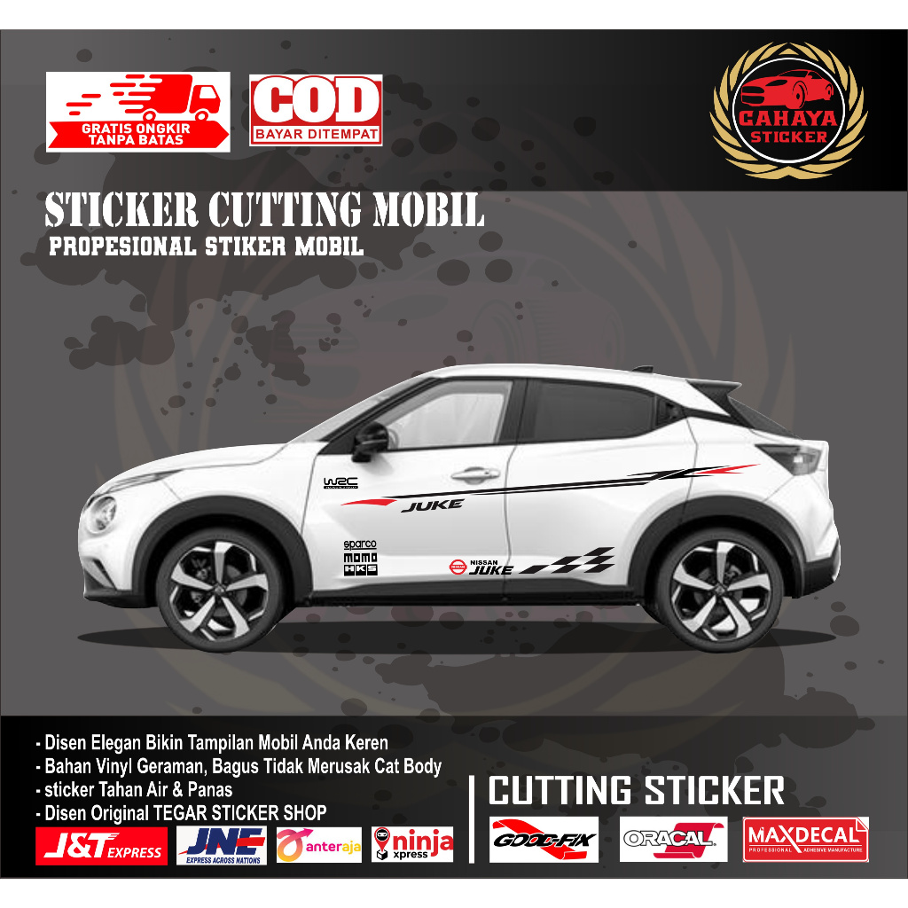 sticker mobil nissan juke sticker lis mobil nissan juke sticker mobil sticker motif variasi mobil