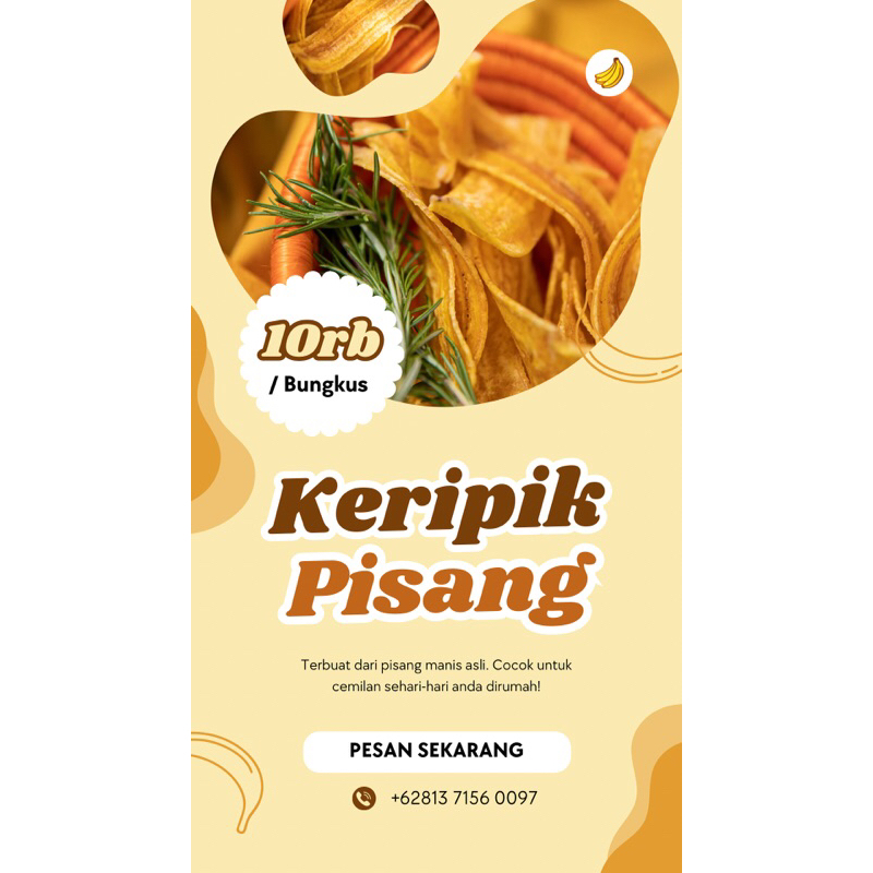 

keripik pisang gurih