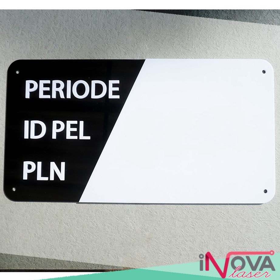 

Papan Stand Meter Nomor Pelanggan PLN Akrilik Acrylic Minimalis Modern o V7K9