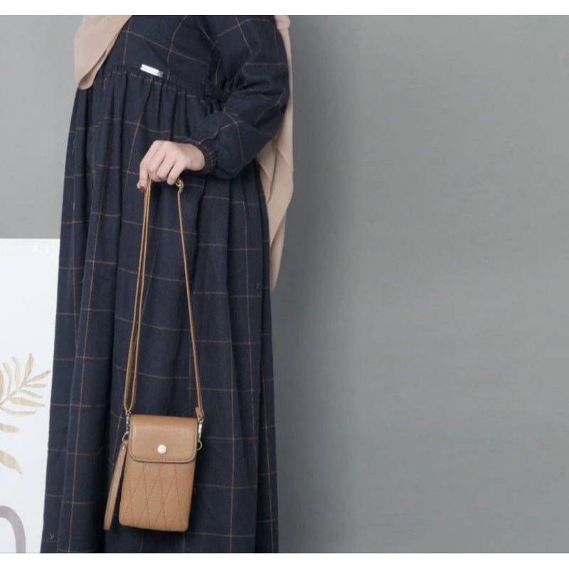 Gamis Dress Long Outer Flanel By Levezein