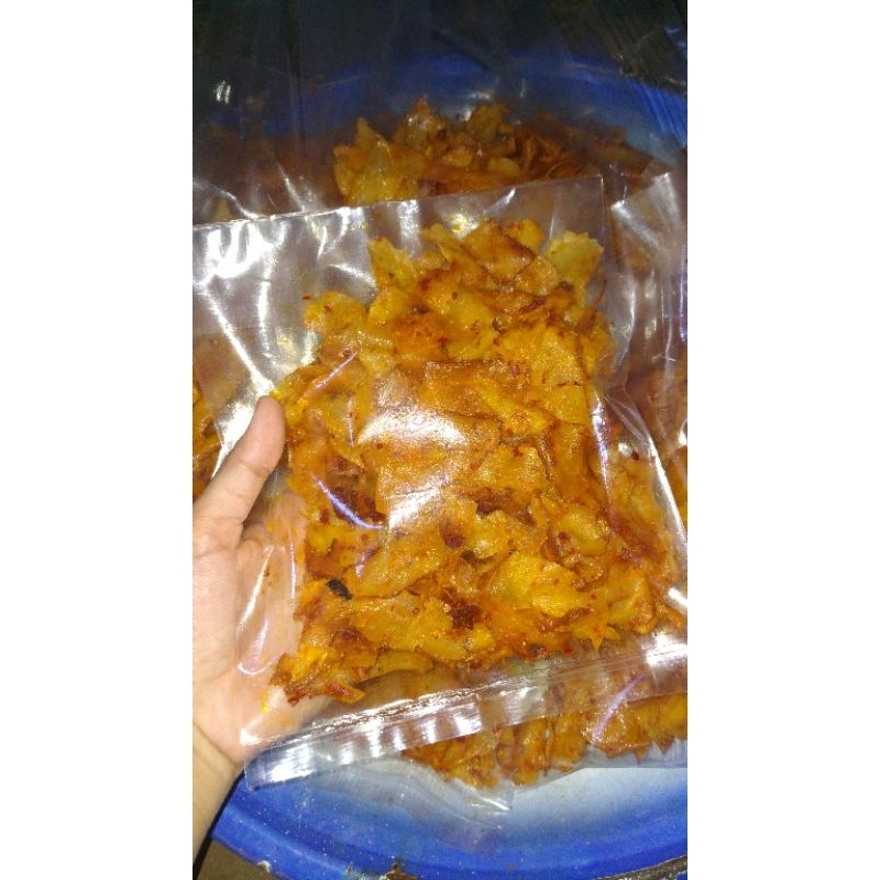 

Keripik singkong sambal terasi